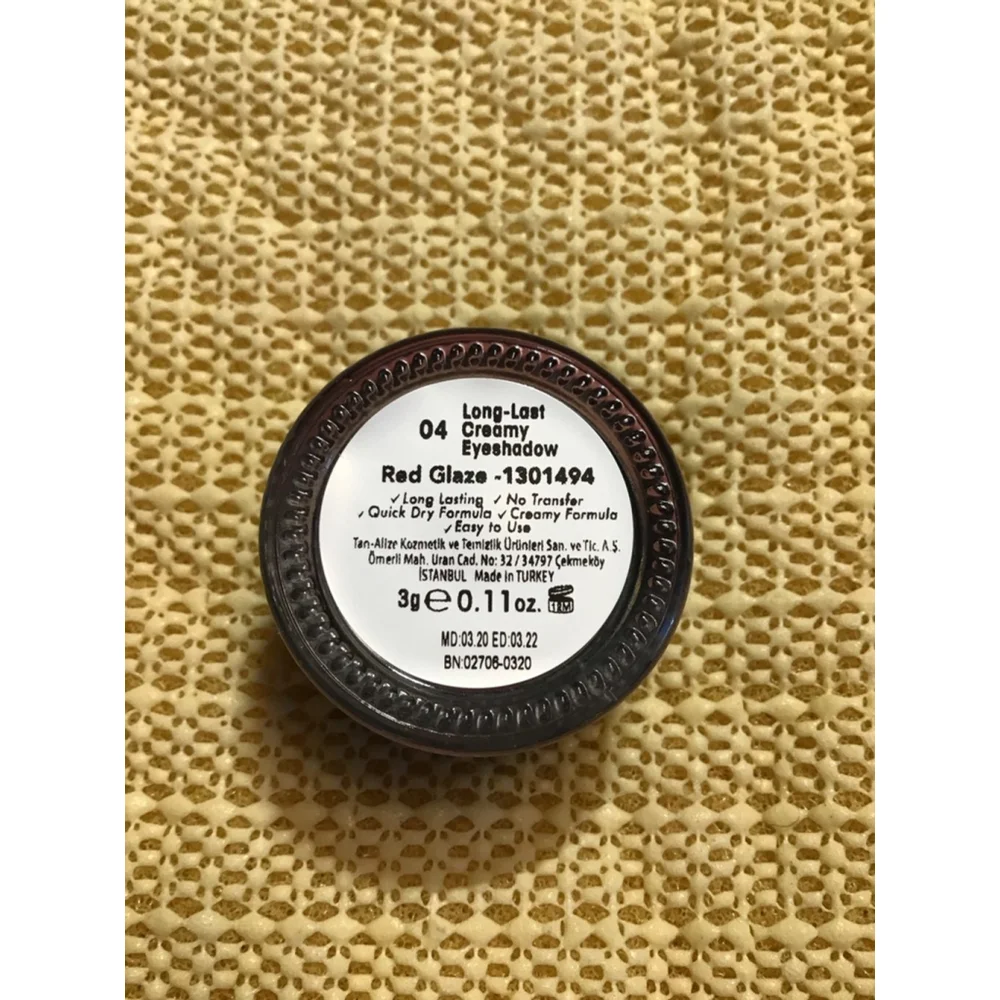 Women's Farmasi Red Glaze Creamy Eyeshadow NEW